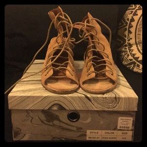 Jeffrey Campbell by Free People lace up heals